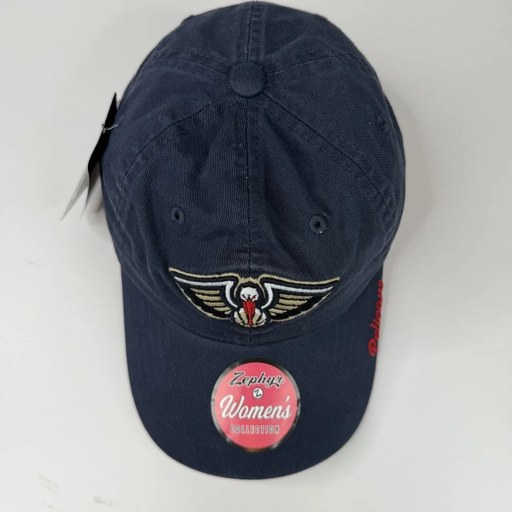 New Orleans Pelicans Hat Cap Strap Back Womens One Size NBA Basketball Zephyr